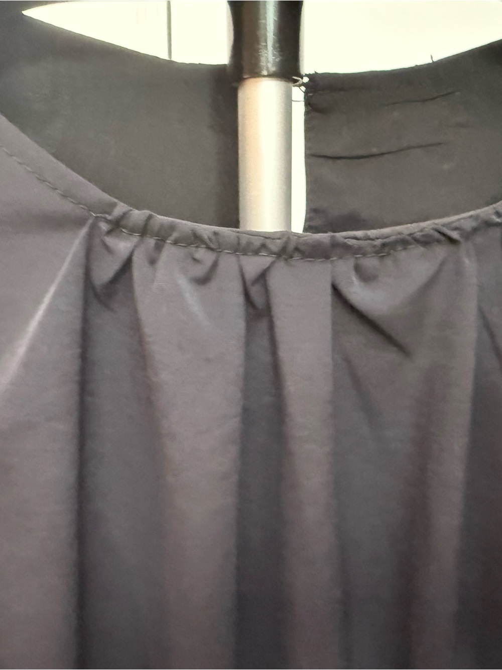 SHEIN Black Tiered Midi Dress with Puff Sleeves - Picture 2 of 14